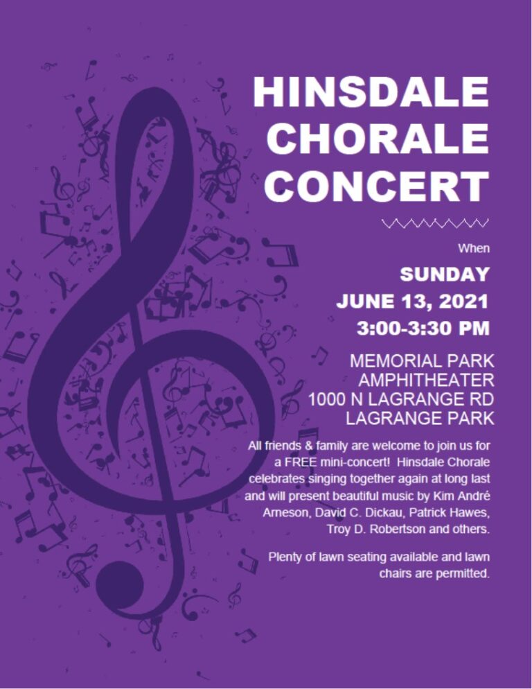 Hinsdale Chorale – a non-profit and educational organization comprised ...